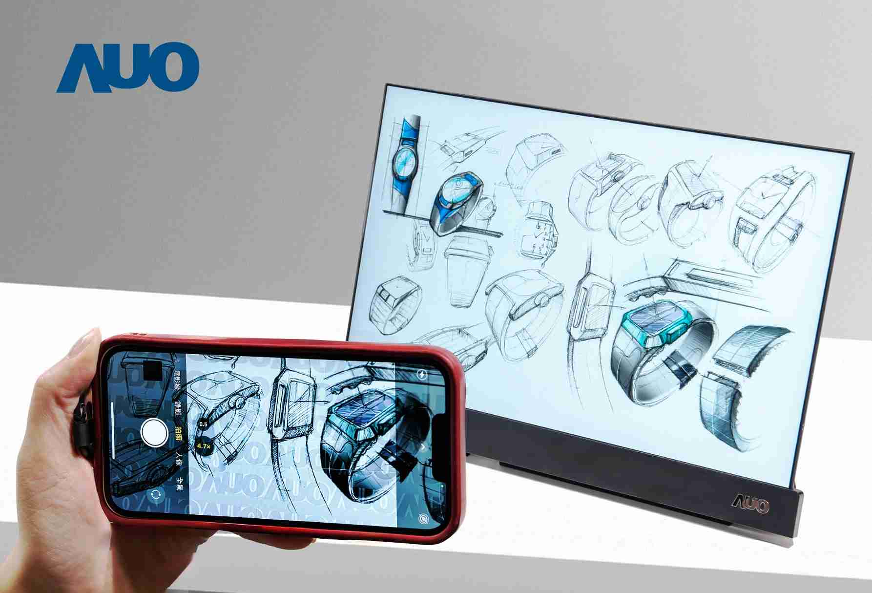 OBPay16吋防窥显示器，，采用人眼无法察觉、、、相机拍摄时才显现的隐藏式水印技术，，，未来可结合AI镜头侦测周围环境，，，，实时开启或关闭水印，，，大幅提升在公共场域使用显示器的安全性